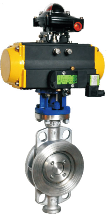 Wafer Metal-Seated Pneumatic Butterfly Valve — PVPeW 2026