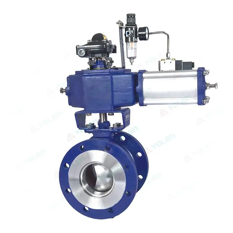Industrial Valve - Pneumatic Flanged V Ball Valve — PVPeW 2026