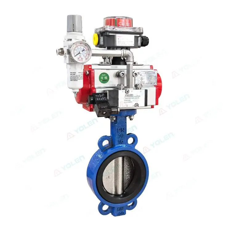 Industrial Valve - Pneumatic Wafer-Style Resilient-Seated Butterfly Valve — PVPeW 2026