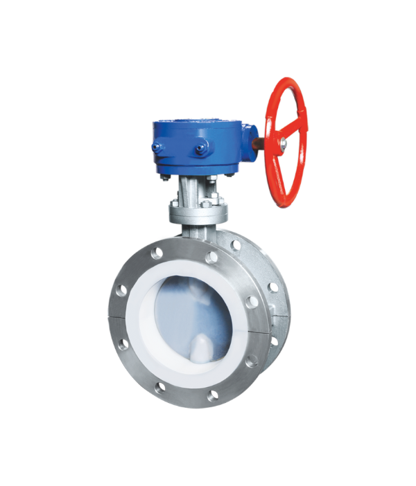 Fluoropolymer-Lined Flanged Butterfly Valve — PVPeW 2026