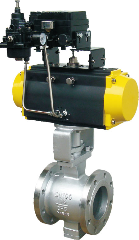 Pneumatic Wafer-Style / Flanged V Ball Valve — PVPeW 2026