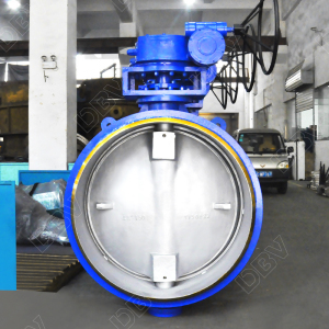 Worm-Gear Operated Triple-Offset Butterfly Valve — PVPeW 2026