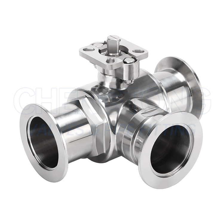 Vacuum Three-Way Ball Valve — PVPeW 2026