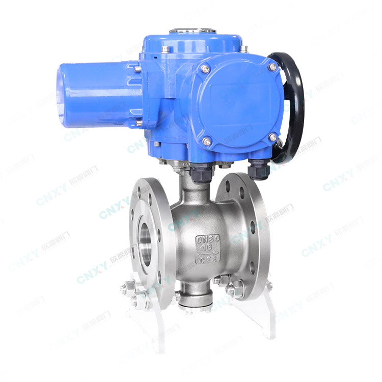 Electric-Actuated V Flanged Ball Valve — PVPeW 2026