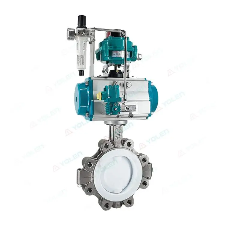 Industrial Valve -D671 Pneumatic Fluoropolymer-Lined Wafer-Style Butterfly Valve — PVPeW 2026