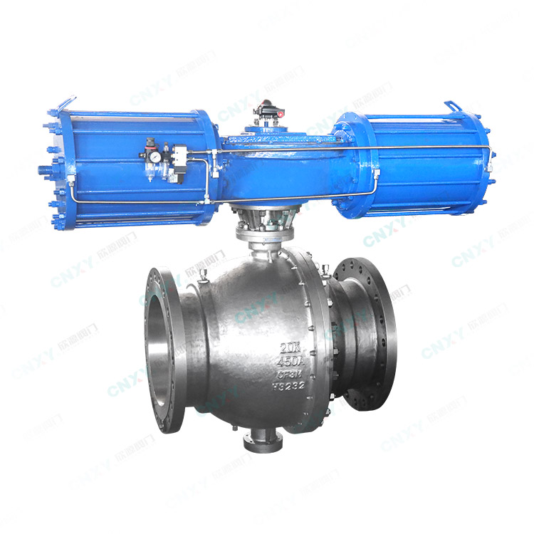 Pneumatic Flanged Ball Valve — PVPeW 2026