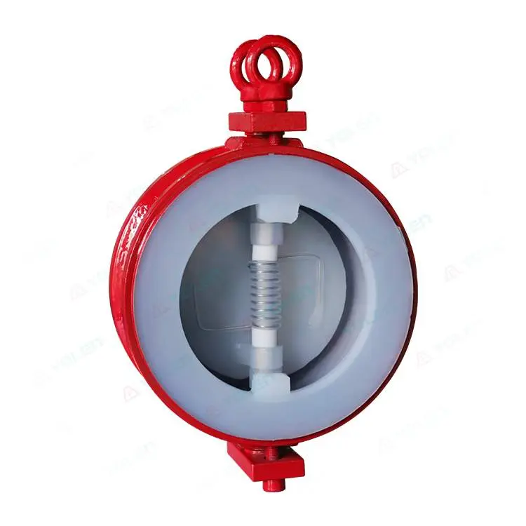 H76 Fluoropolymer-Lined Wafer Check Valve — PVPeW 2026