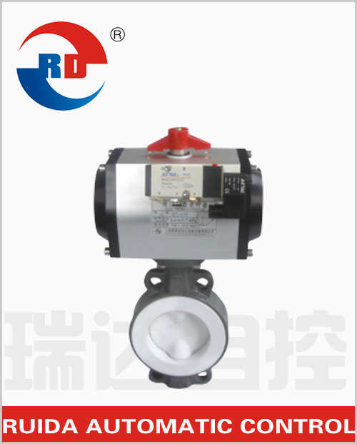 Pneumatic Wafer-Style Fluoropolymer-Lined Butterfly Valve — PVPeW 2026