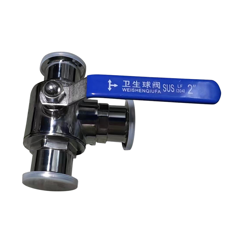 Clamp-End Three-Way Ball Valve — PVPeW 2026
