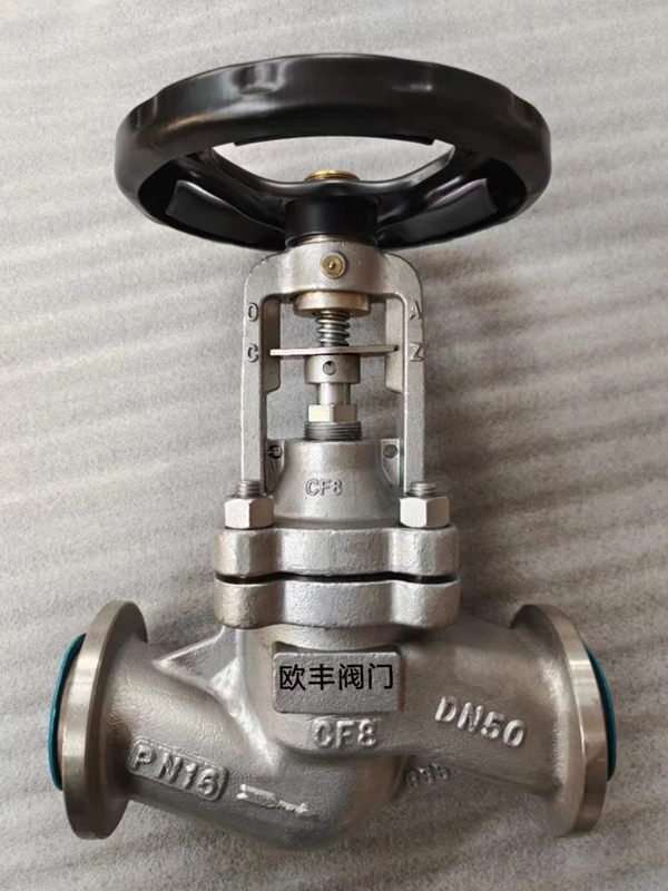 Stainless Steel Welded Bellows-Sealed Globe Valve — PVPeW 2026