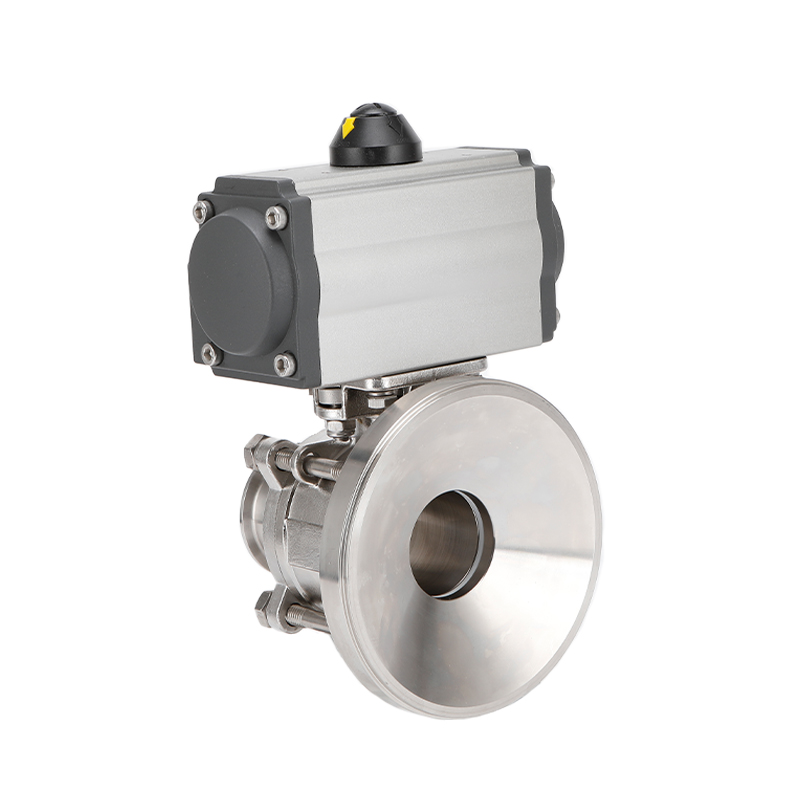 Pneumatic Three-Piece Tank-Bottom Ball Valve — PVPeW 2026