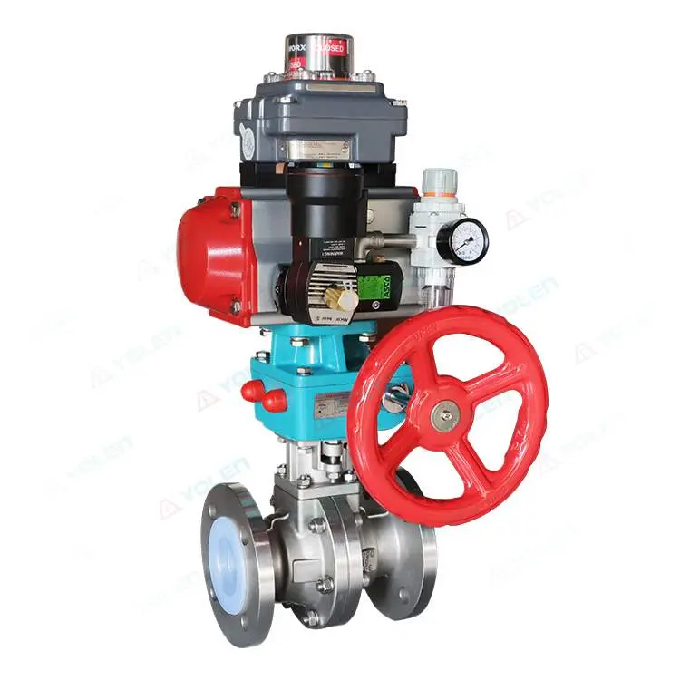 Industrial Valve -Q641 Pneumatic Fluoropolymer-Lined Flanged Ball Valve — PVPeW 2026