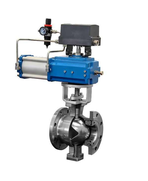 Pneumatic V Control Ball Valve — PVPeW 2026