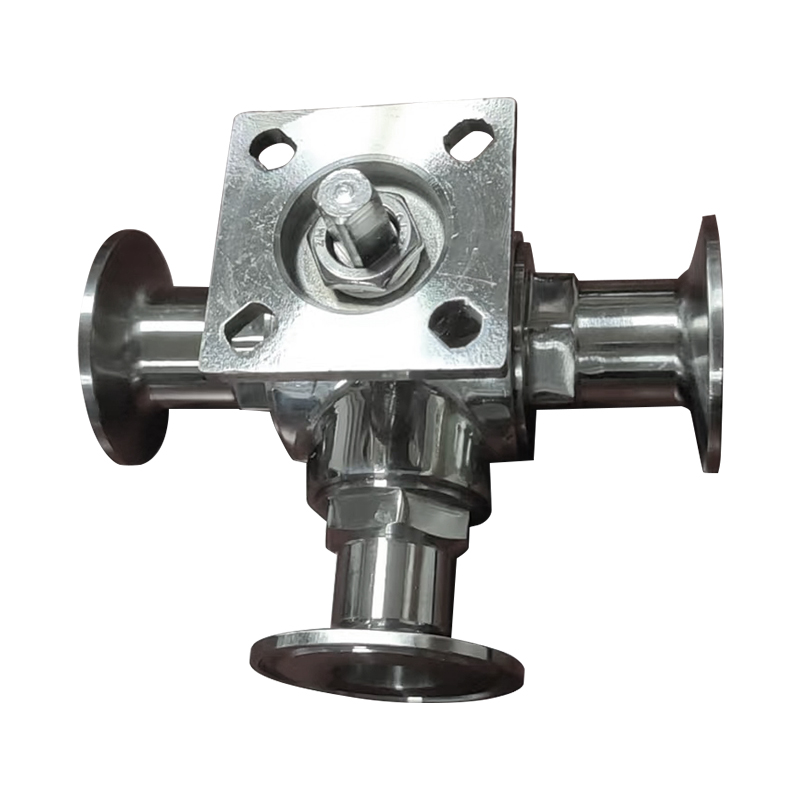 Clamp-End Three-Way Ball Valve — PVPeW 2026