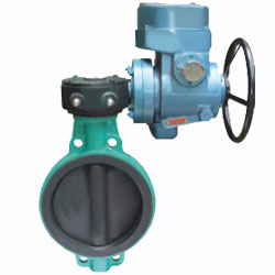 Wafer-Style Electric-Actuated Rubber-Lined Butterfly Valve — PVPeW 2026