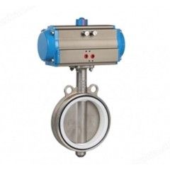 Pneumatic Stainless Steel Fluoropolymer-Lined Wafer Butterfly Valve — PVPeW 2026