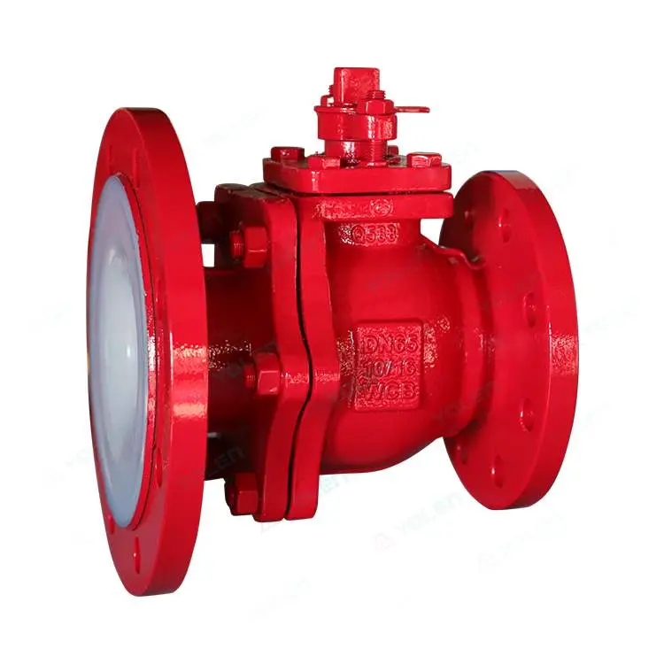 Fq41 Fluoropolymer-Lined Manual Discharge Ball Valve — PVPeW 2026
