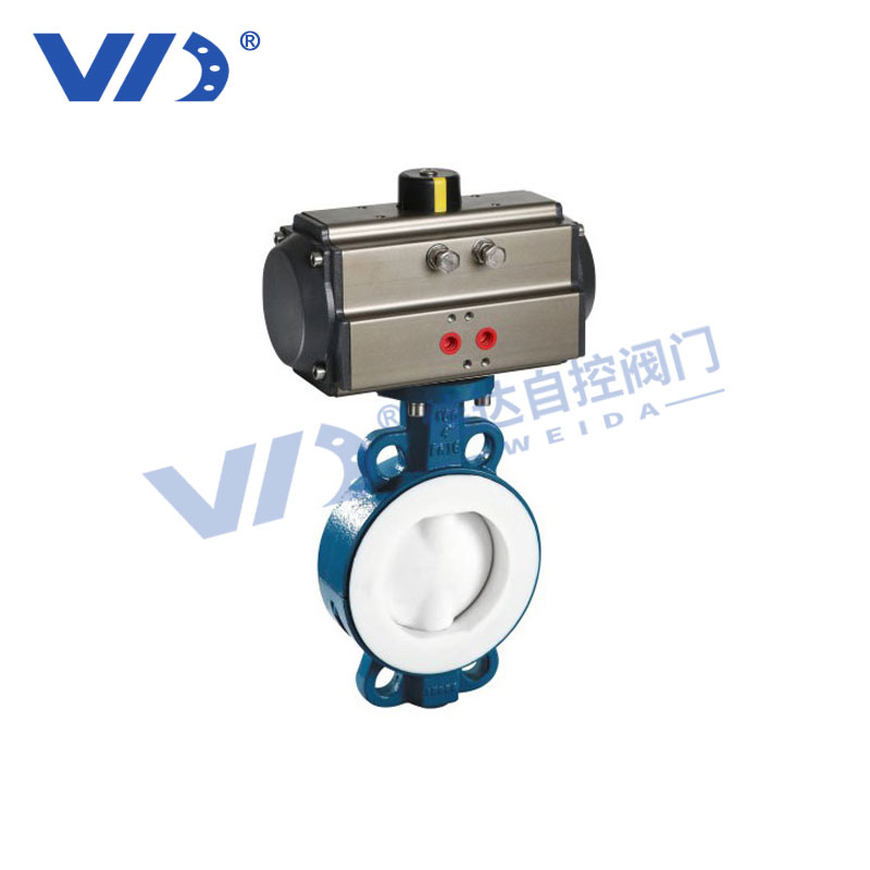 Pneumatic Fluoropolymer-Lined Butterfly Valve — PVPeW 2026