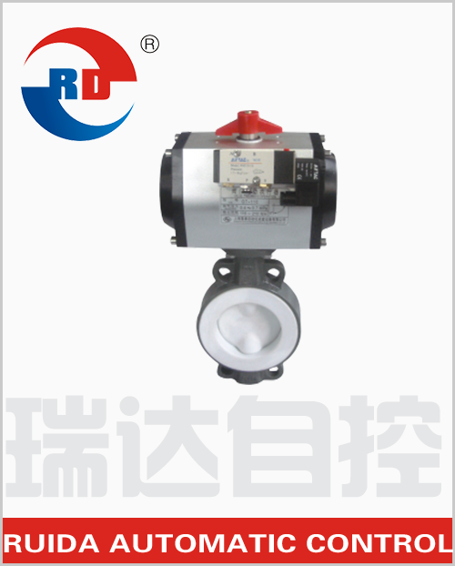 Pneumatic Wafer-Style Fluoropolymer-Lined Butterfly Valve — PVPeW 2026