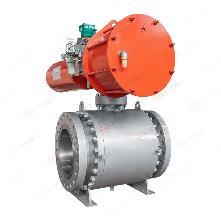 Pneumatic Flanged Ball Valve — PVPeW 2026