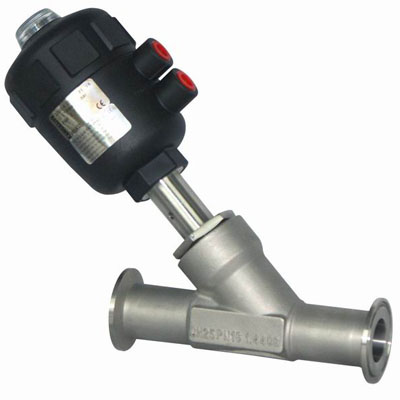 Clamp-End Pneumatic Angle-Seat Valve — PVPeW 2026