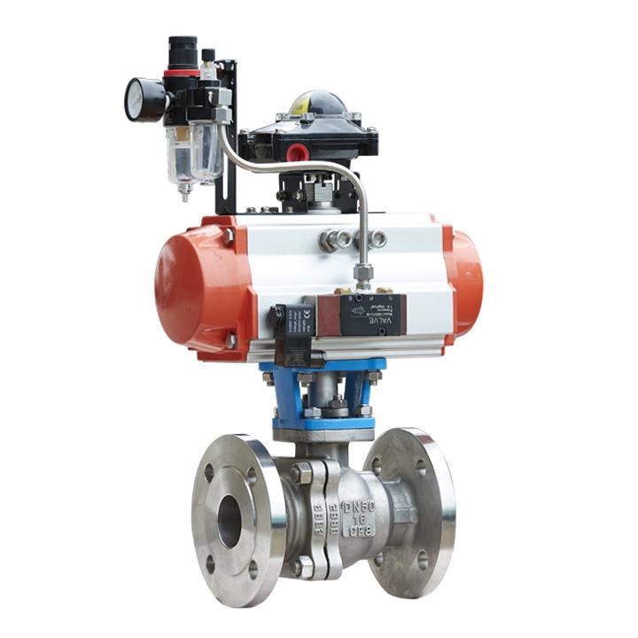 Stainless Steel Bidirectional Metal-Seated Pneumatic Ball Valve — PVPeW 2026