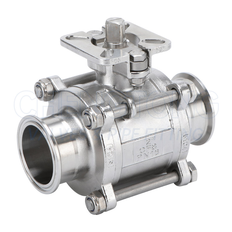 Three-Piece Clamp-End Ball Valve — PVPeW 2026