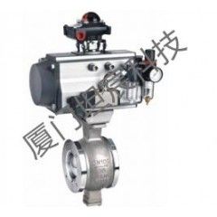 (At) Pneumatic Flanged V Ball Valve — PVPeW 2026