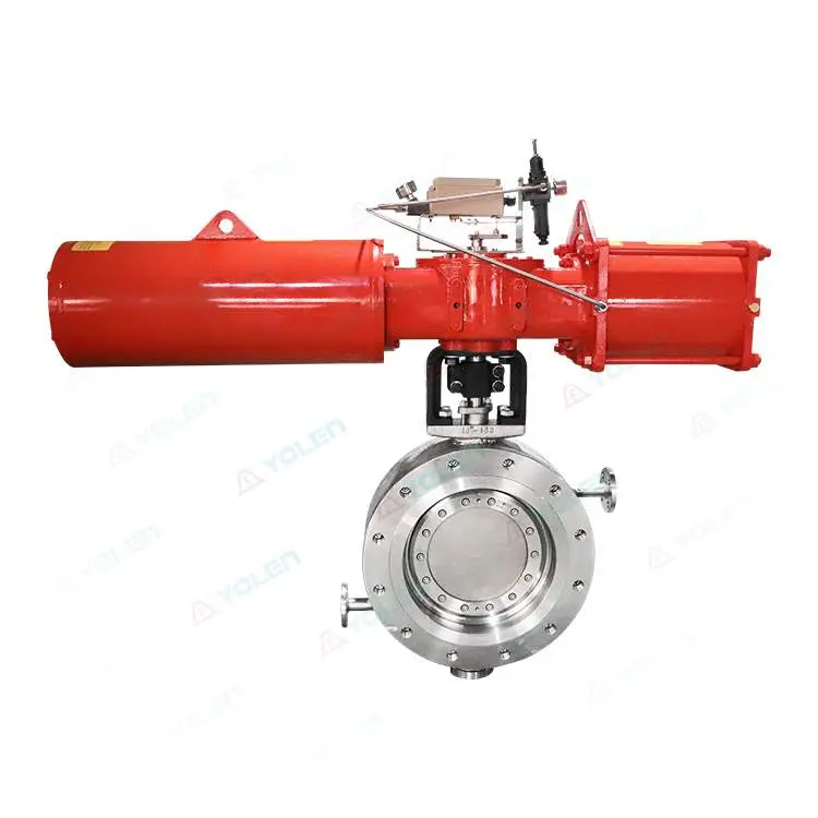 Industrial Valve - Pneumatic Jacketed Control Metal-Seated Butterfly Valve — PVPeW 2026