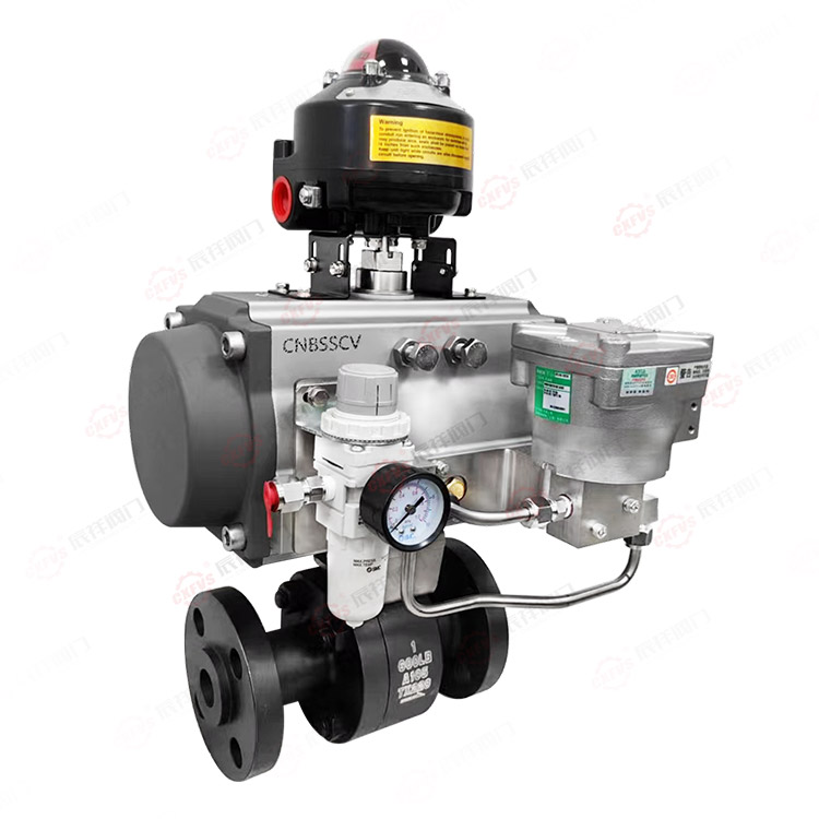 Pneumatic Flanged Ball Valve — PVPeW 2026