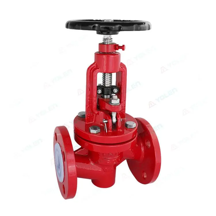 J41 Fluoropolymer-Lined Manual Globe Valve — PVPeW 2026