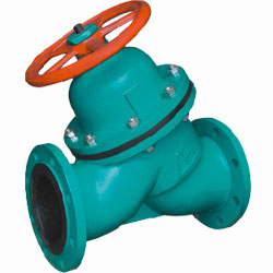 Straight-Through Rubber-Lined Diaphragm Valve — PVPeW 2026