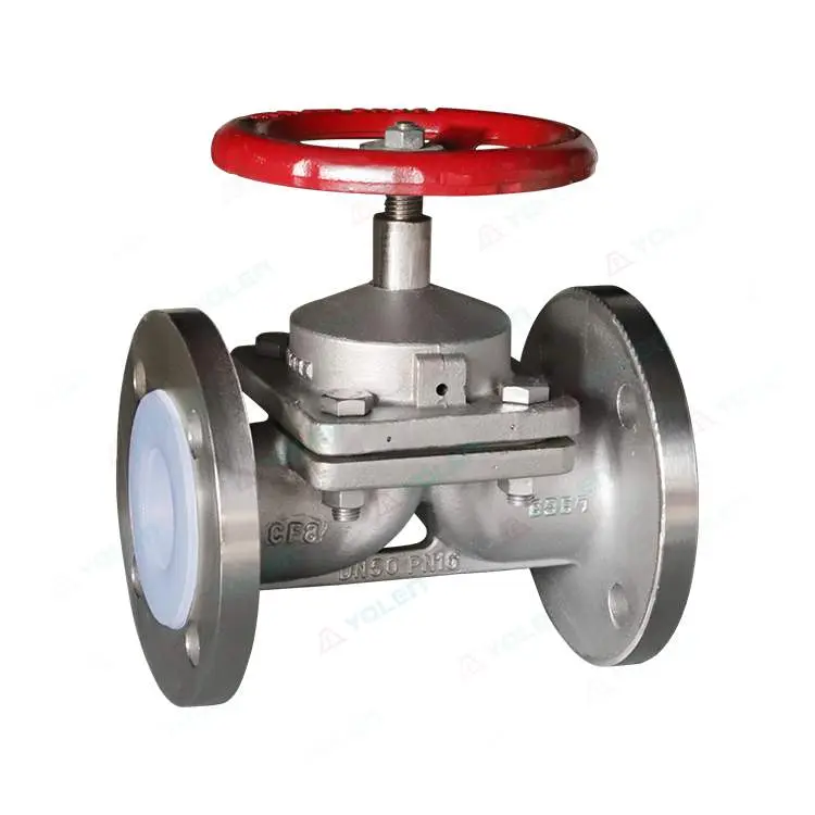 G41 Fluoropolymer-Lined Manual Diaphragm Valve — PVPeW 2026