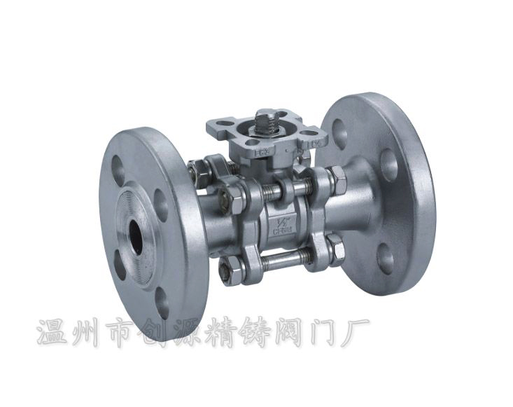 3Pc Tybe Ball Valve With Flange(High Mounting Pad) — PVPeW 2026