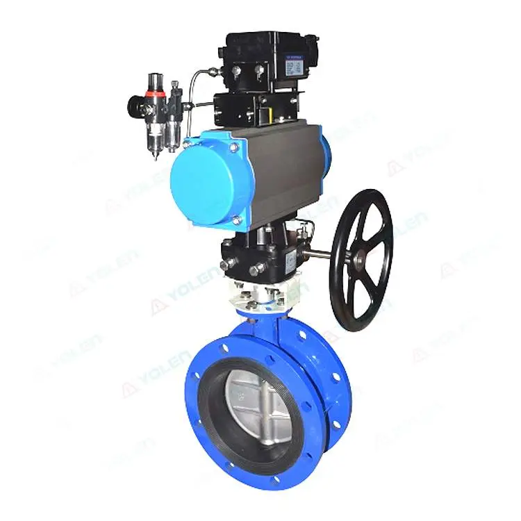 Industrial Valve - Pneumatic Rubber-Lined Flanged Butterfly Valve — PVPeW 2026