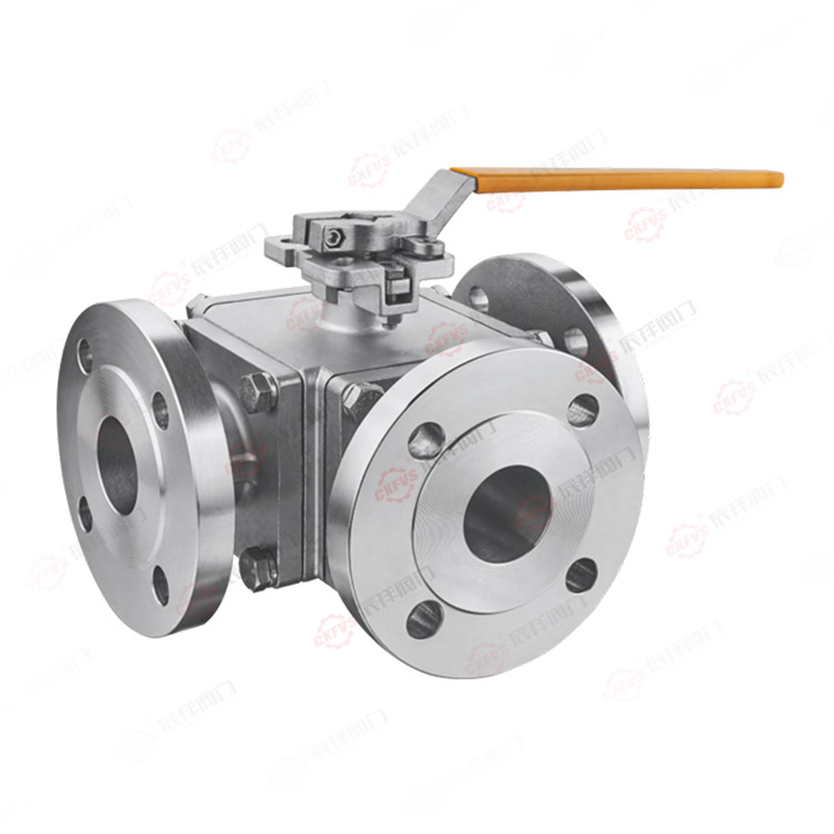 Three-Way Flanged Ball Valve — PVPeW 2026
