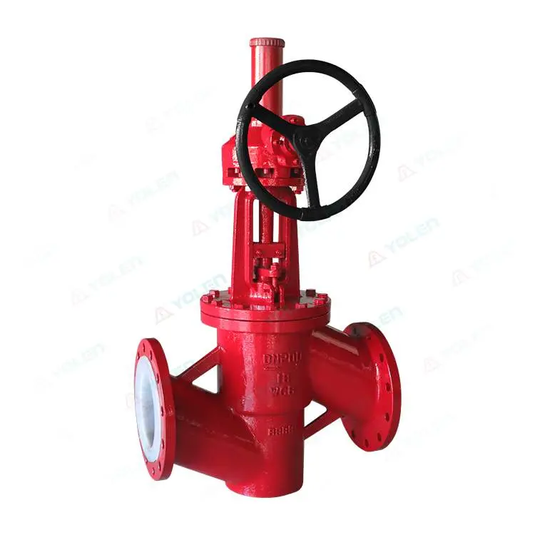 J541 Fluoropolymer-Lined Bevel-Gear Operated Globe Valve — PVPeW 2026