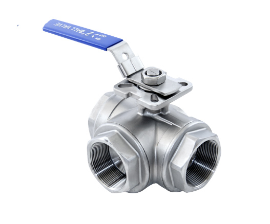 Female-Threaded Three-Way Ball Valve — PVPeW 2026