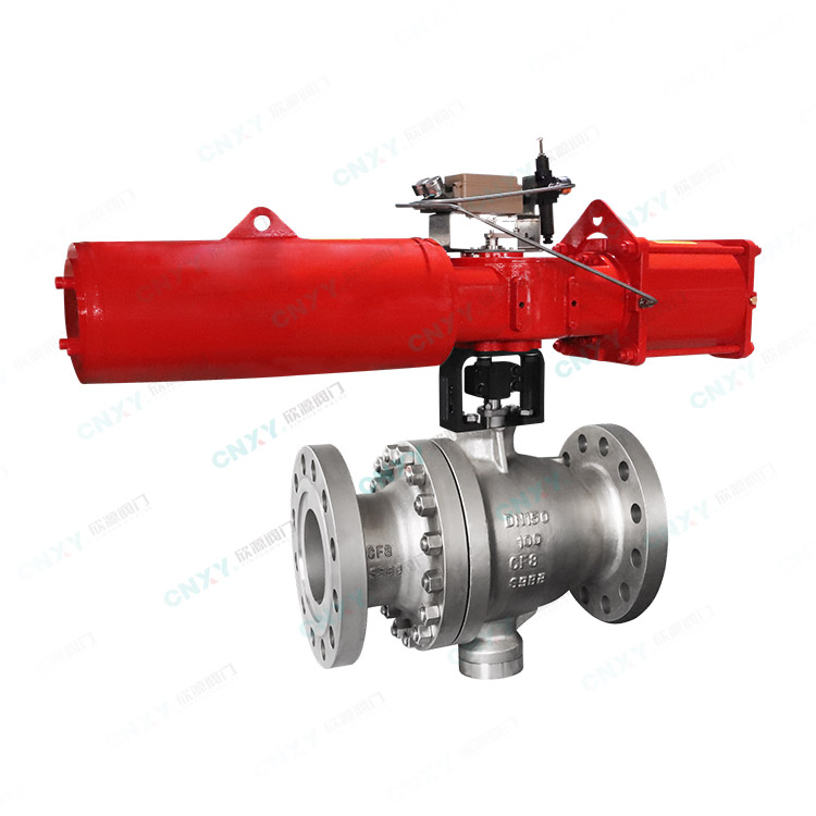 Pneumatic Flanged Ball Valve — PVPeW 2026