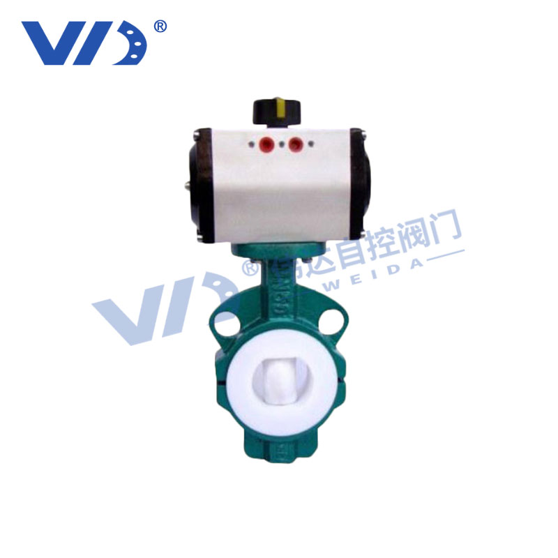 Pneumatic Fluoropolymer-Lined Butterfly Valve — PVPeW 2026