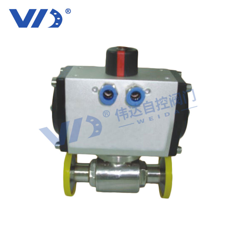 Pneumatic Clamp-End Sanitary Ball Valve — PVPeW 2026