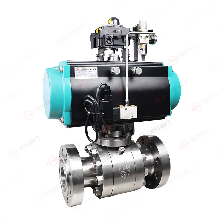 Pneumatic Flanged Ball Valve — PVPeW 2026