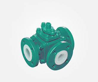 PTFE Lined 3-Way Ball Valve — PVPeW 2026