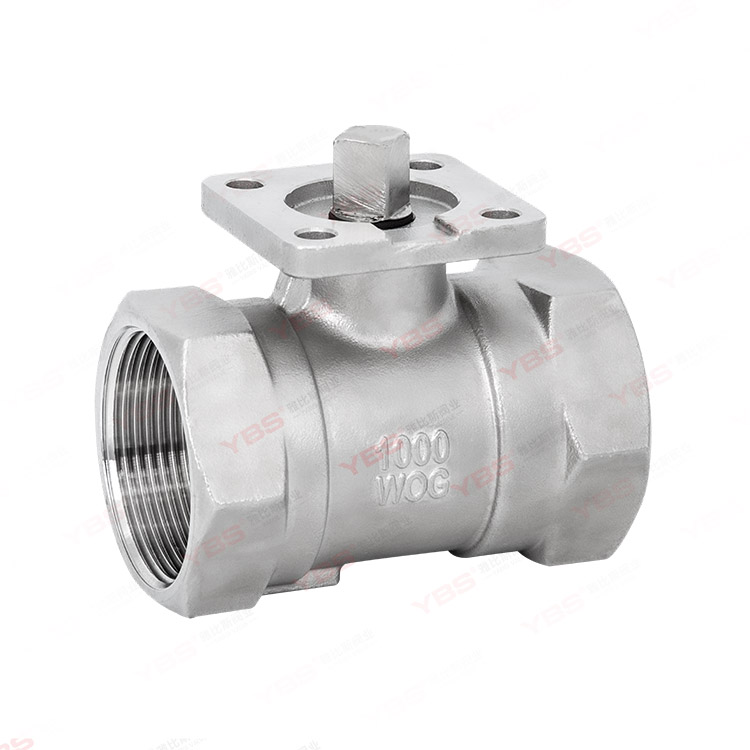 One-piece threaded high-platform ball valve — PVPeW 2026