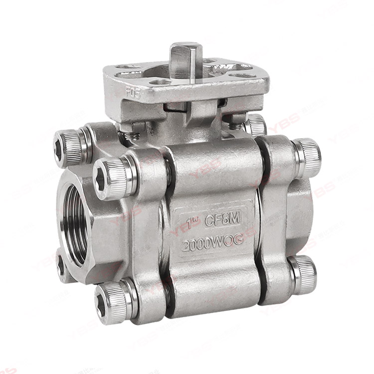 2000WOG Three-piece high-platform ball valve with pressure cover — PVPeW 2026