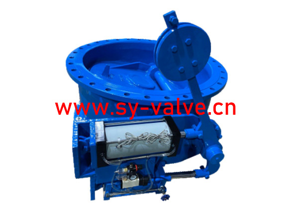 H647H Pneumatic Assisted Closing Eccentric Butterfly Check Valve — PVPeW 2026