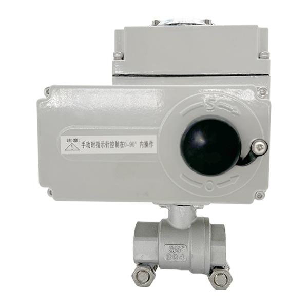 Electric threaded two-piece ball valve — PVPeW 2026