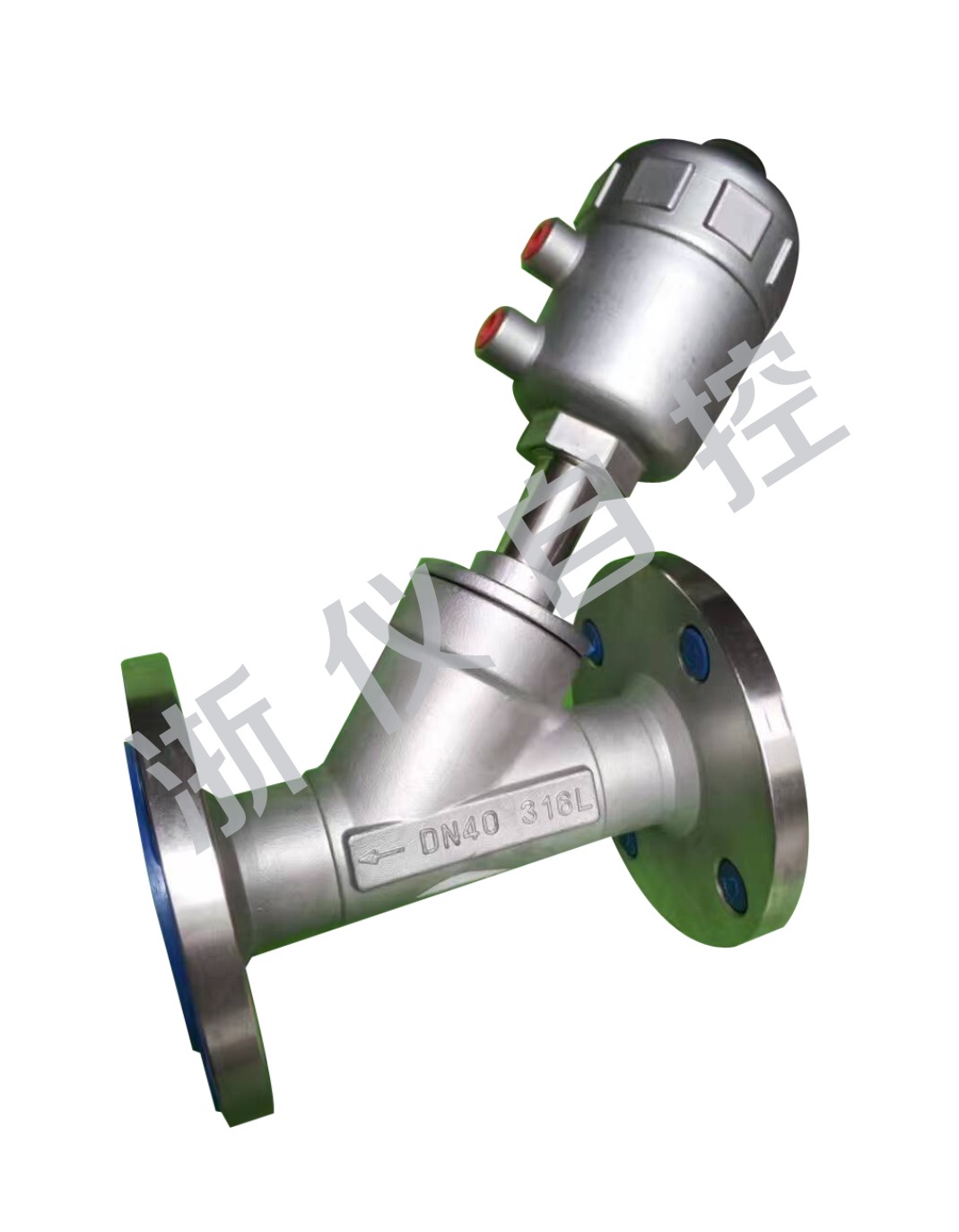 Pneumatic Flanged Angle Seat Valve — PVPeW 2026