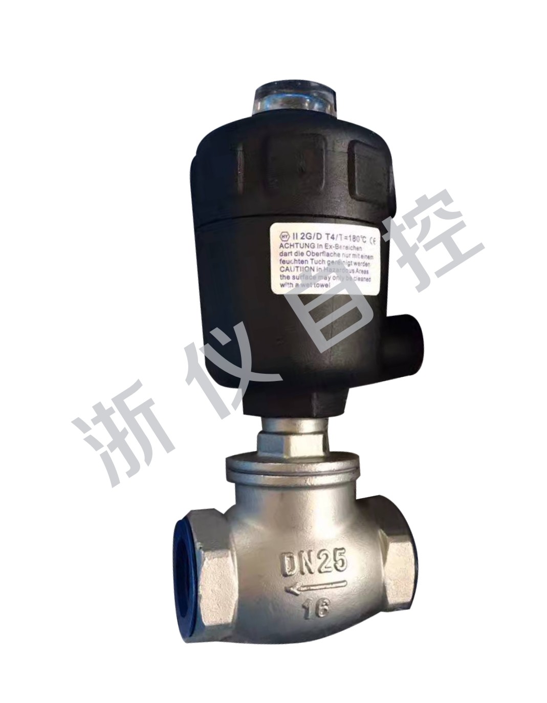 Pneumatic Threaded Straight-through Angle Seat Valve — PVPeW 2026