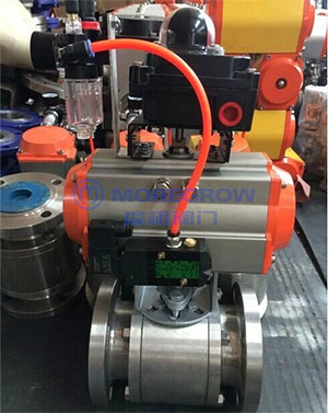 Pneumatic forged steel ball valve — PVPeW 2026